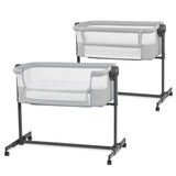 Бебешка Кошара Kinderkraft Neste Up 2, Светло Сива - Кошарки Next To Me - KinderKraft - BebeMama