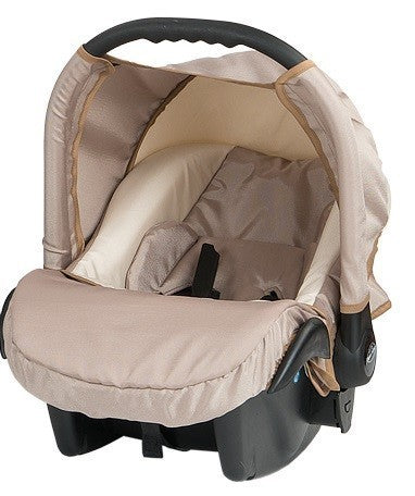 Бебешко Кошче За Кола Baby Merc Zipy - Кремаво - Група 0 (0-10Кг) - Baby Merc - BebeMama
