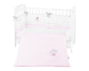 Бебешки Спален Комплект С Бродерия 2 Части Eu Style 60/120 Dream Big Pink - Спални Комплекти - Kikkaboo - BebeMama