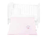 Бебешки Спален Комплект С Бродерия 3 Части Dream Big Pink --- BebeMama
