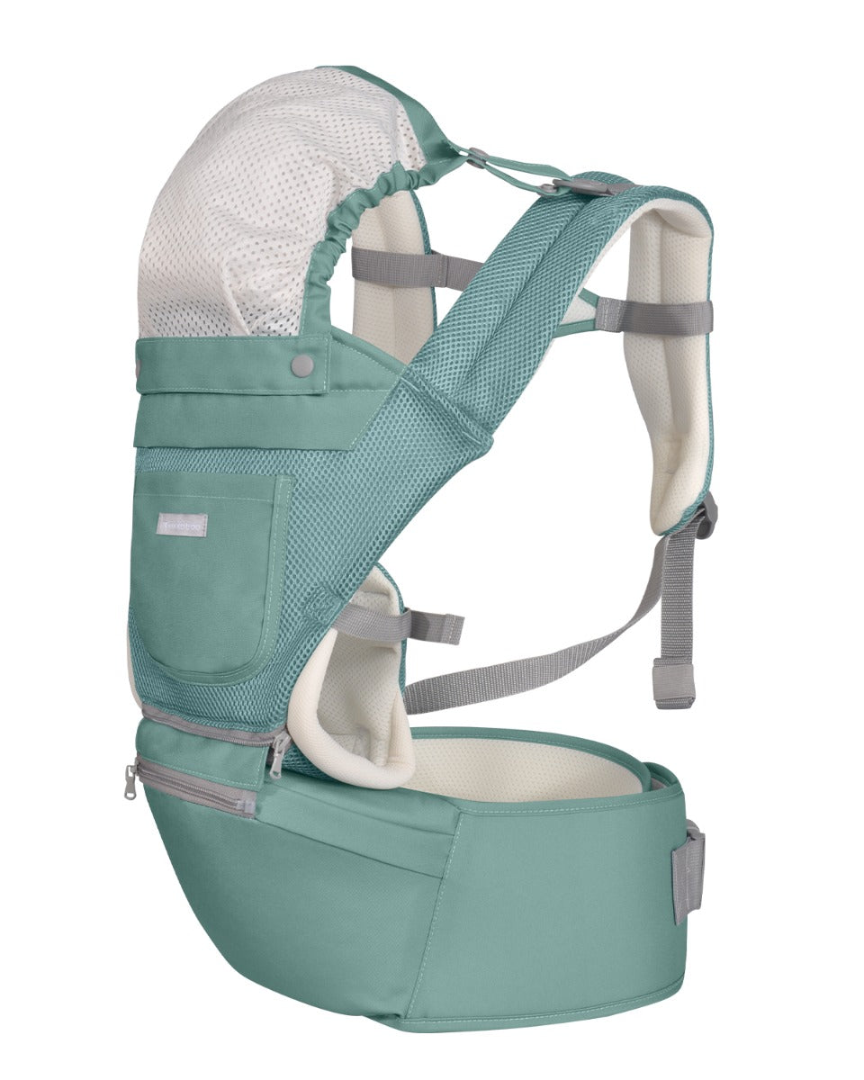 Кенгуру 3В1 Chloe Mesh Mint 2024 - Ергономични Раници И Кенгура - Kikkaboo - BebeMama