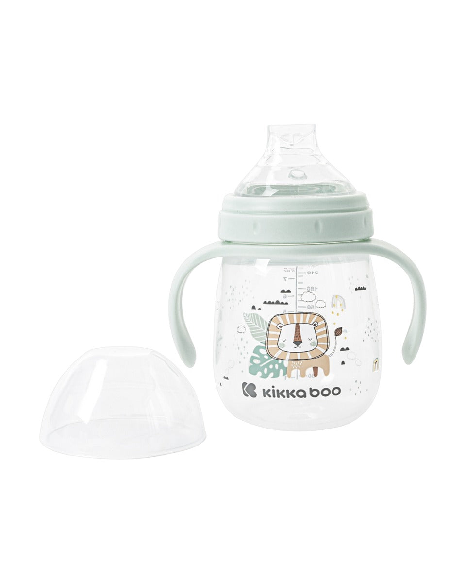 Чаша Със Силиконов Накрайник 240Мл Savanna Mint --- BebeMama