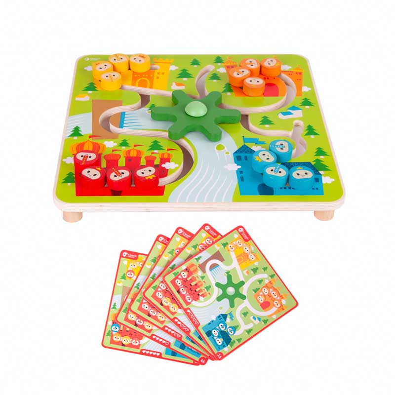 Дървен Детски Лабиринт - Замък - Занимателни Играчки - Classic World - BebeMama