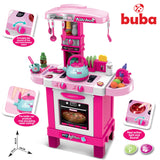 Детска индукционна кухня с чайник Buba 008-939 Розова --- BebeMama