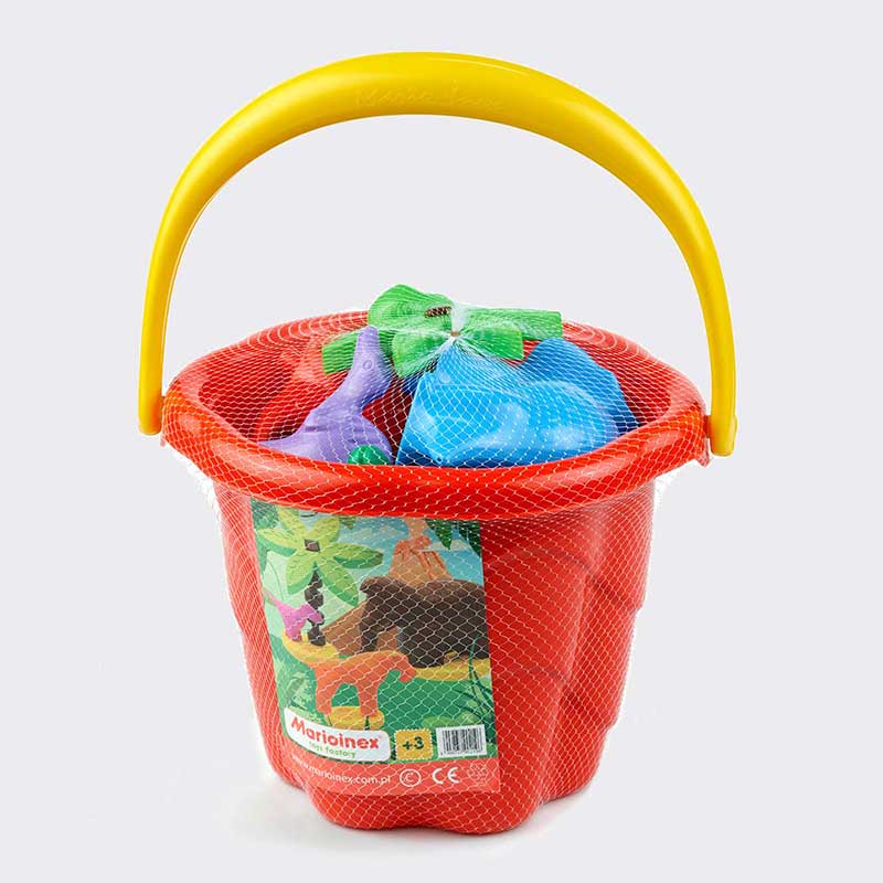 Детска Кофичка За Игра На Пясъка С Фигурки На Динозаври --- BebeMama