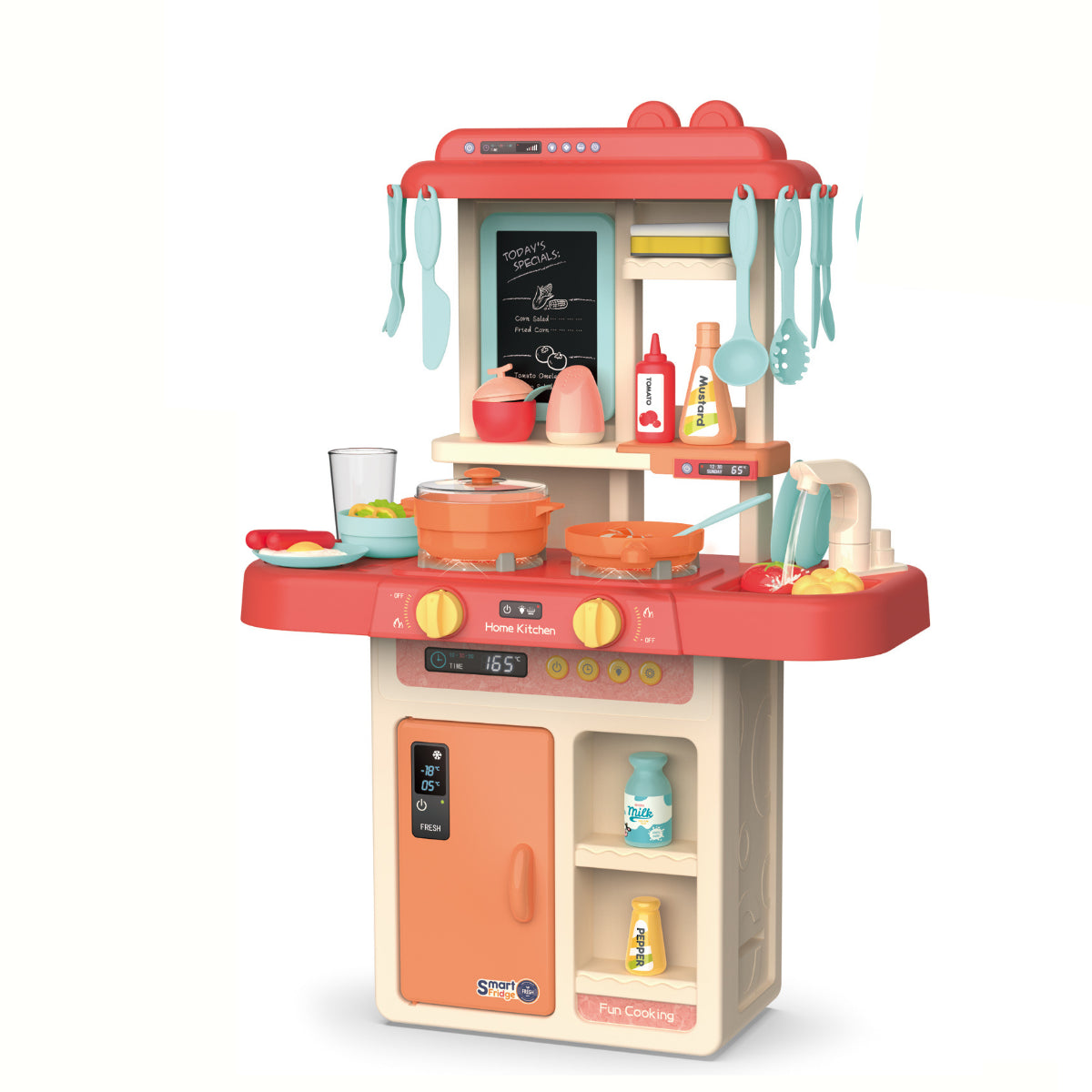 Детска Кухня Buba Home Kitchen, 36 Части, 889-170, Розова --- BebeMama