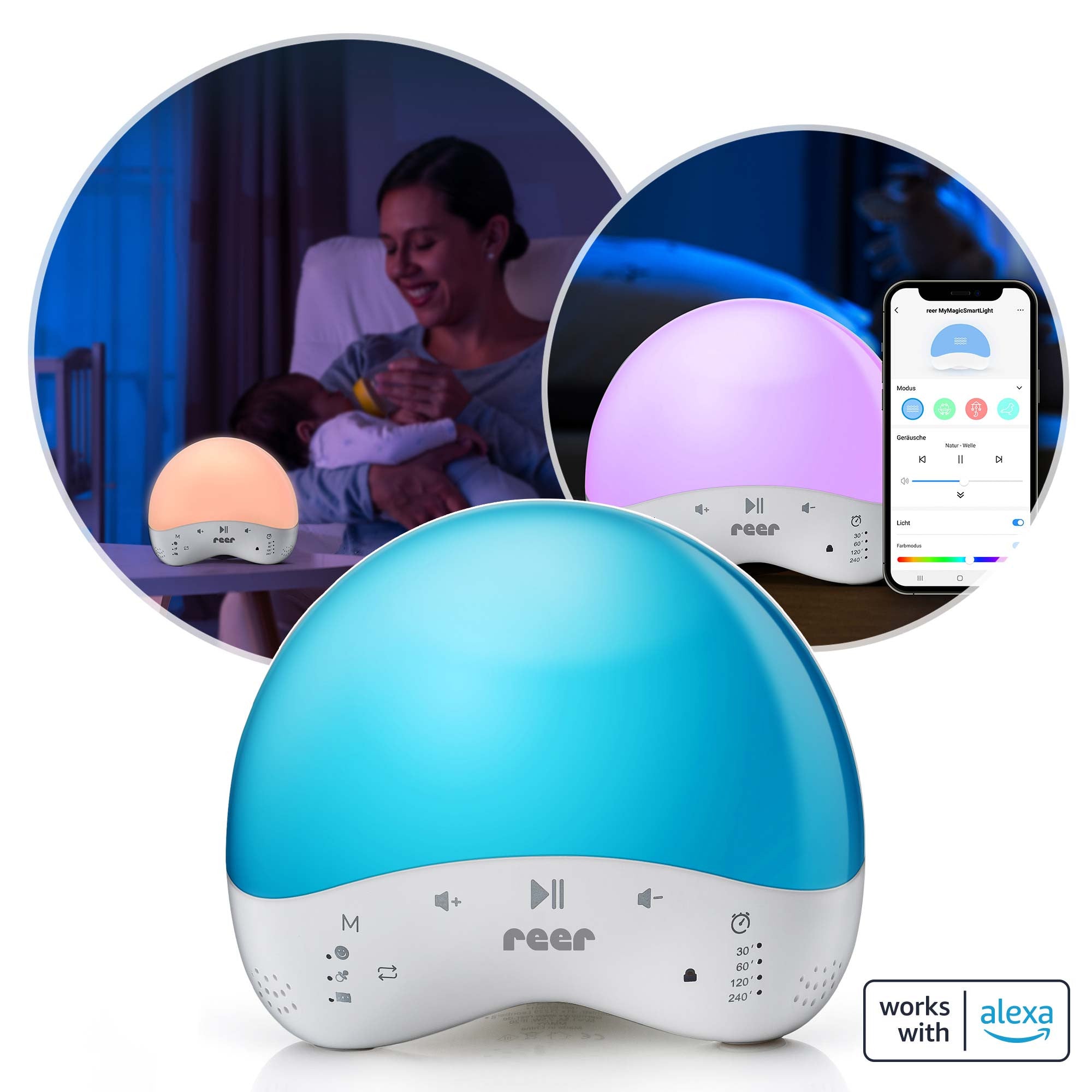 Детска Нощна Лампа Reer Mymagicsmartlight --- BebeMama