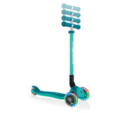 Детска Сгъваема Тротинетка Със Светещи Колела Primo Foldable Plus Lights – Изумрудено Зеленa --- BebeMama