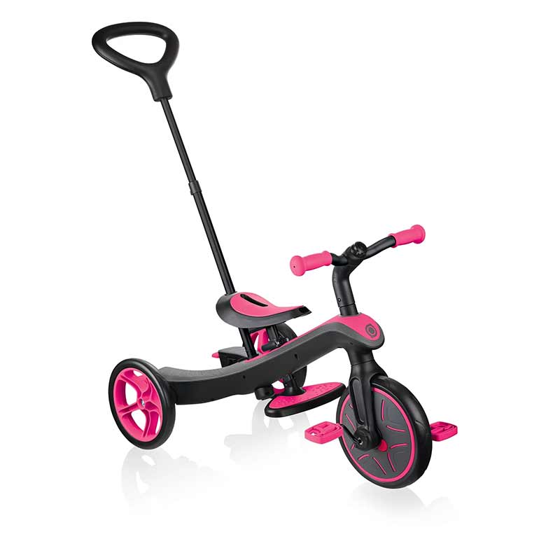 Детска Триколка 4 В 1 Globber Trike Explorer, Розова --- BebeMama
