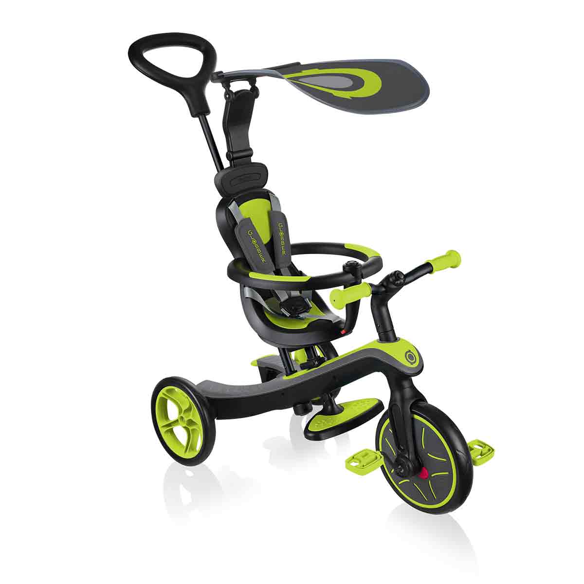 Детска Триколка 4 В 1 Globber Trike Explorer, Зелена - Триколки - Globber - BebeMama