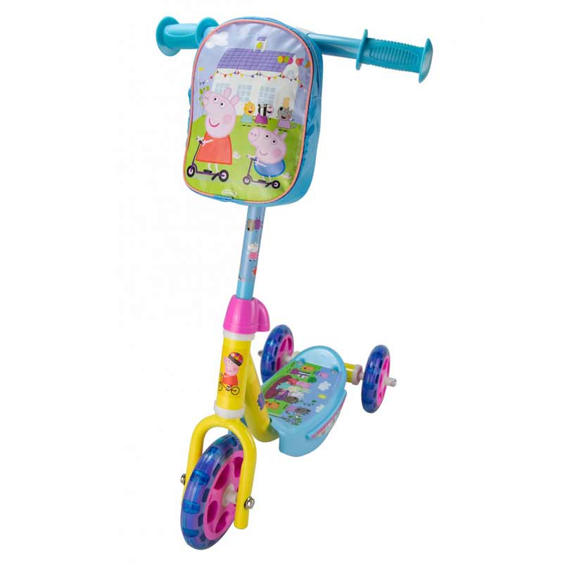 Детска Тротинетка С 3 Гуми И Раничка, Peppa Pig - Тротинетки - D'Arpeje - BebeMama