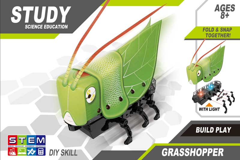 Детски Stem Робот - Сглоби Си Щурец - Строители, Мозайки И Конструктори - Guga Steam - BebeMama