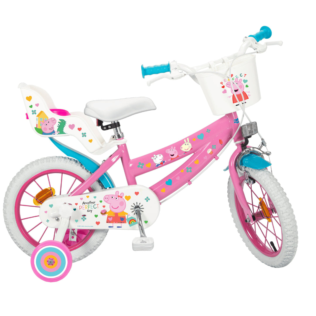 Детски Велосипед Toimsa 14", Peppa Pig 1495, Розово - Велосипеди - Toimsa - BebeMama