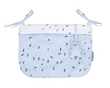 Кош За Памперси С Връзки Bear With Me Син - Аксесоари За Стая - Kikkaboo - BebeMama