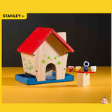 Дървена Хранилка За Птички За Сглобяване Stanley --- BebeMama