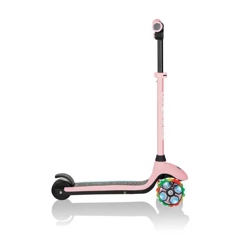 Електрическа Тротинетка Със Светещи Колела Globber E-Motion 4 Plus За Деца Над 6 Години - Пастелно Розова --- BebeMama