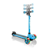 Електрическа Тротинетка Със Светещи Колела Globber E-Motion 4 Plus За Деца Над 6 Години - Светло Синя --- BebeMama