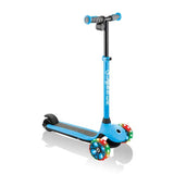Електрическа Тротинетка Със Светещи Колела Globber E-Motion 4 Plus За Деца Над 6 Години - Светло Синя - Тротинетки - E-Globber - BebeMama