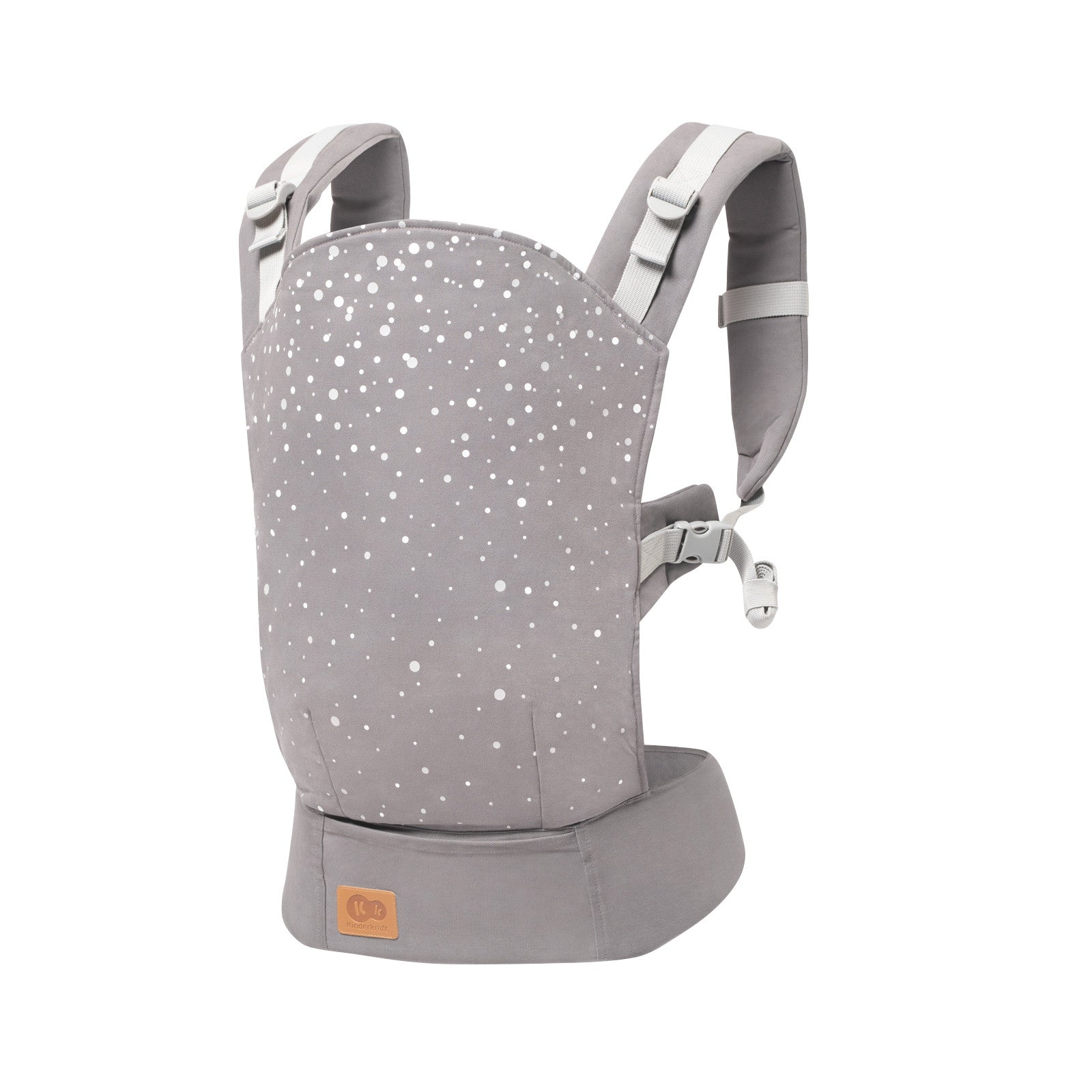 Ергономична Раница За Бебе Kinderkraft Nino, Confetti Grey --- BebeMama