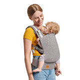 Ергономична Раница За Бебе Kinderkraft Nino, Confetti Grey --- BebeMama