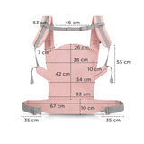 Ергономична Раница За Бебе Kinderkraft Nino, Confetti Pink --- BebeMama