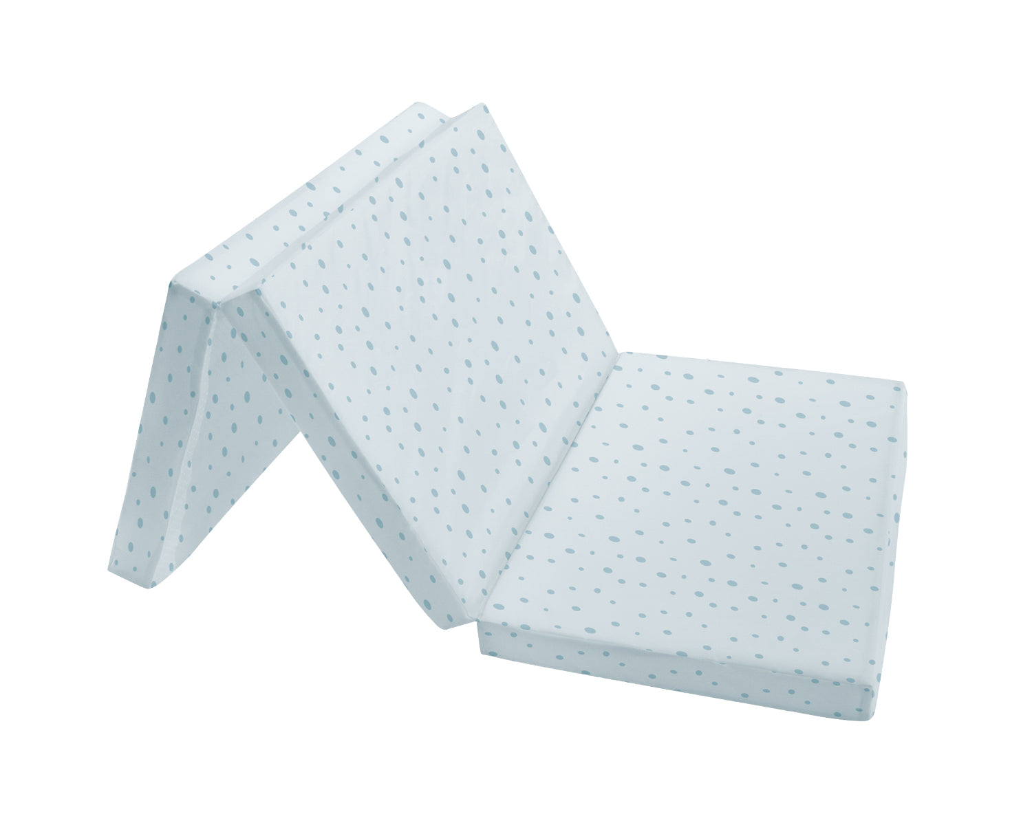 Сгъваем Матрак 60/120/5 Cm Dots Син - Матраци - Kikkaboo - BebeMama