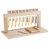 Монтесори Рамка За Нанизи - От 11 До 19 - Образователни Игри - Smartbaby - BebeMama