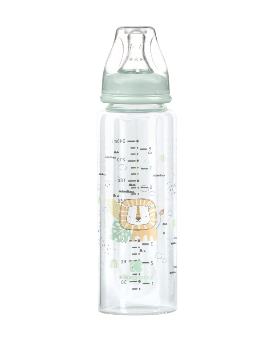 Шише Стъклено 240Мл Savanna Mint --- BebeMama