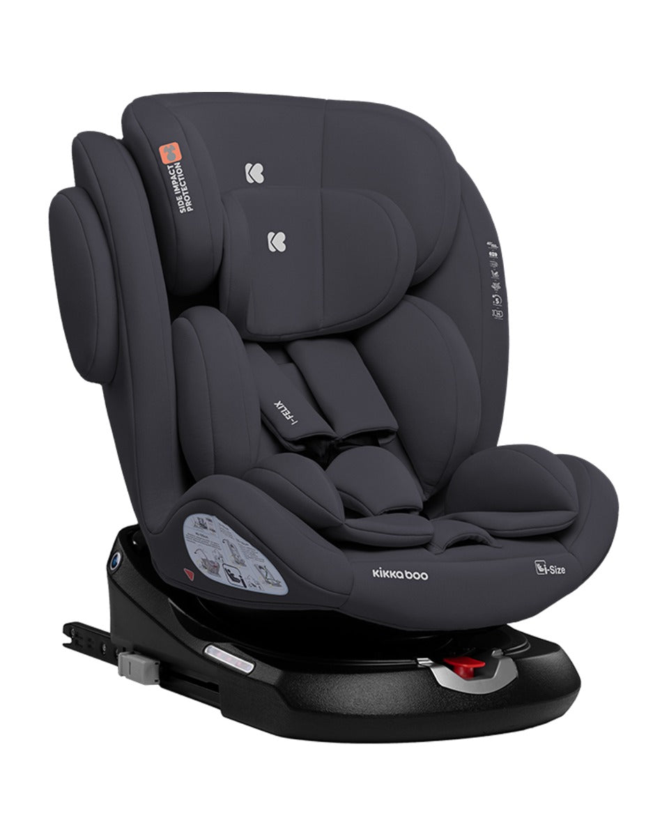 Стол За Кола 40-150 См I-Felix I-Size Dark Grey --- BebeMama