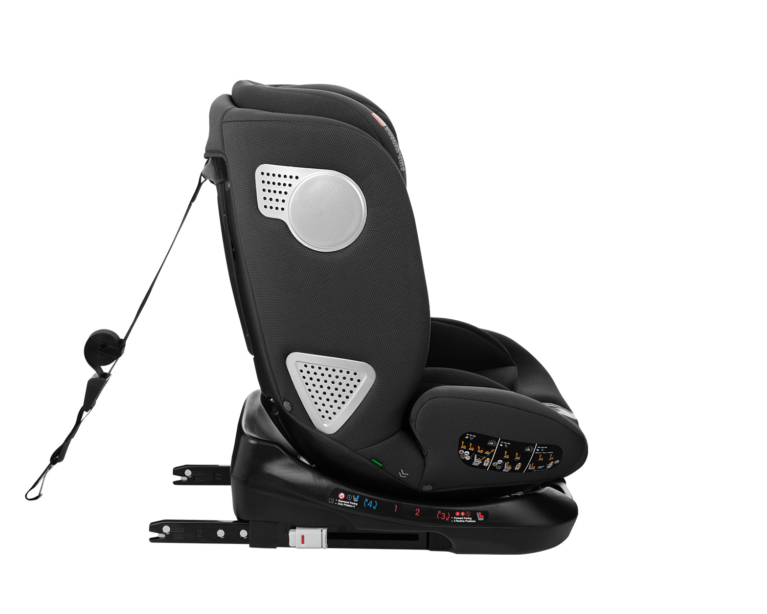 Стол За Кола 40-150 См I-Moove I-Size Черен --- BebeMama