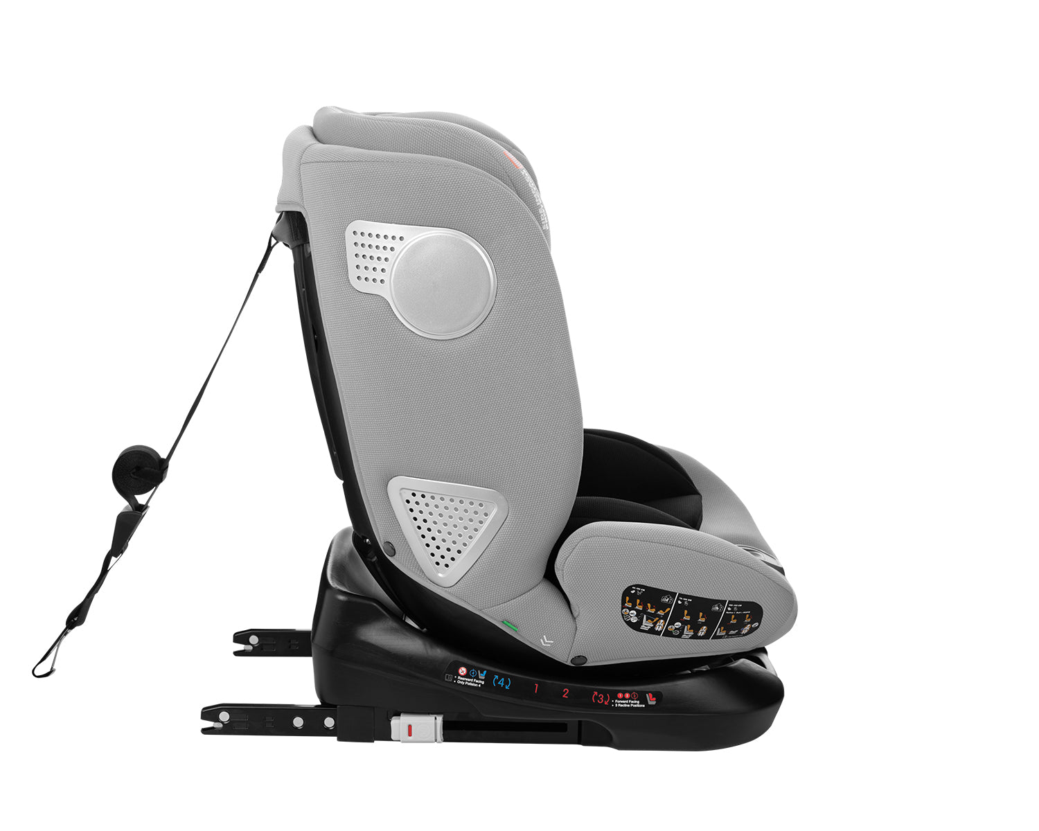 Стол За Кола 40-150 См I-Moove I-Size Light Grey --- BebeMama