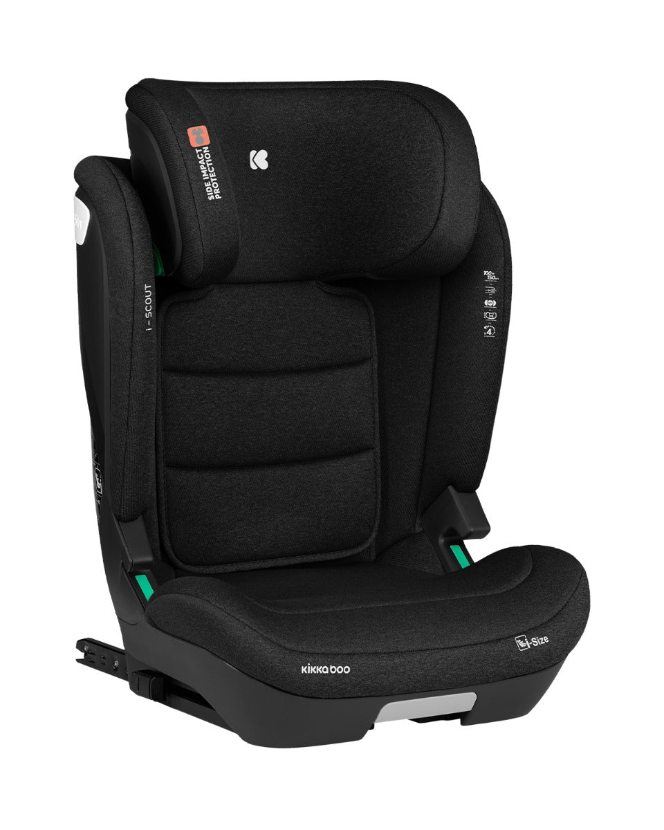 Стол За Кола 100-150 См I-Scout I-Size Черен --- BebeMama