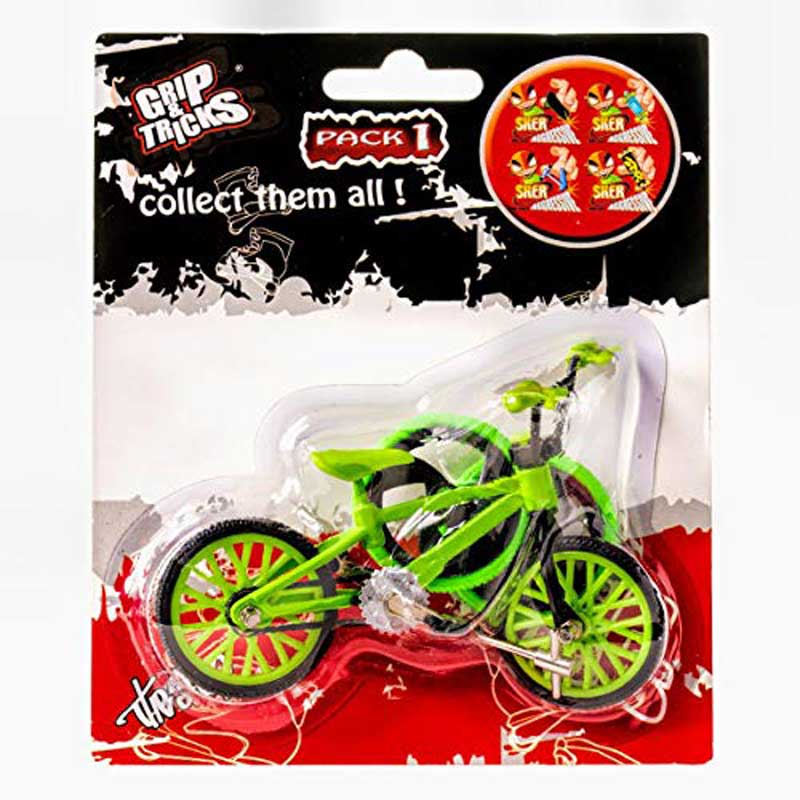 Играчка За Пръсти Колело Bmx, Зелено - Петрушки - Grip & Tricks - BebeMama