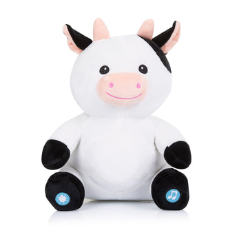 Плюшена Играчка С Музика/Лампа"Кравичка" - Меки Играчки - Chipolino - BebeMama