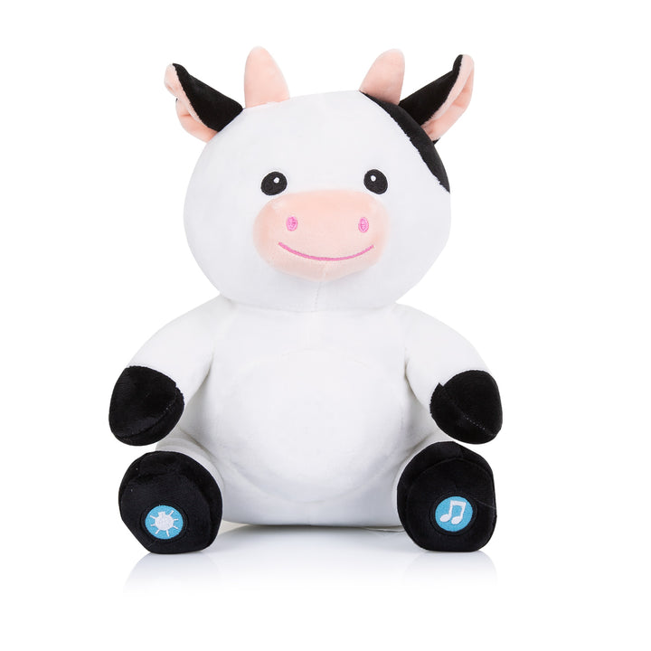 Плюшена Играчка С Музика/Лампа"Кравичка" - Меки Играчки - Chipolino - BebeMama