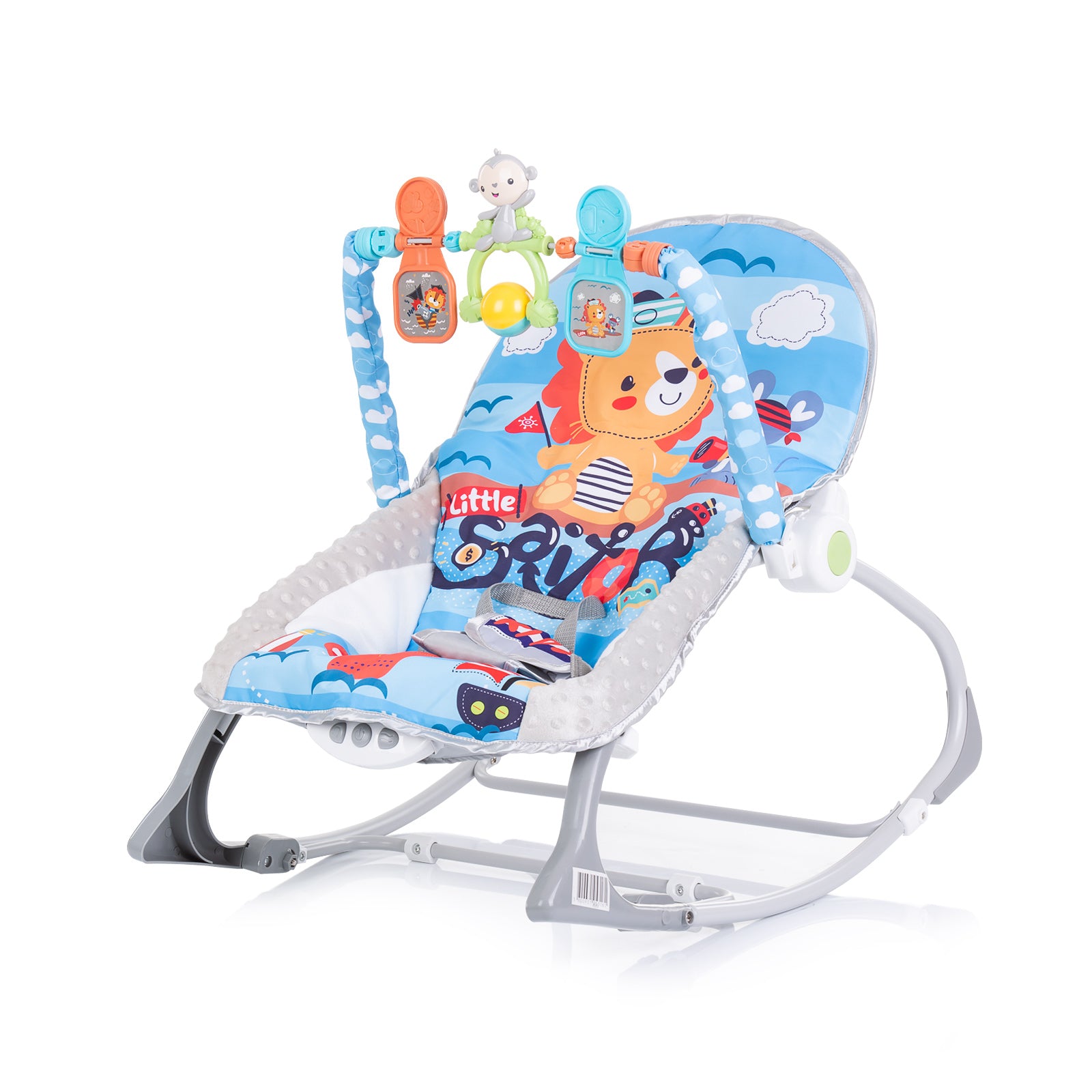Музикален Шезлонг "Baby Spa"Син - Шезлонги И Люлки - Chipolino - BebeMama