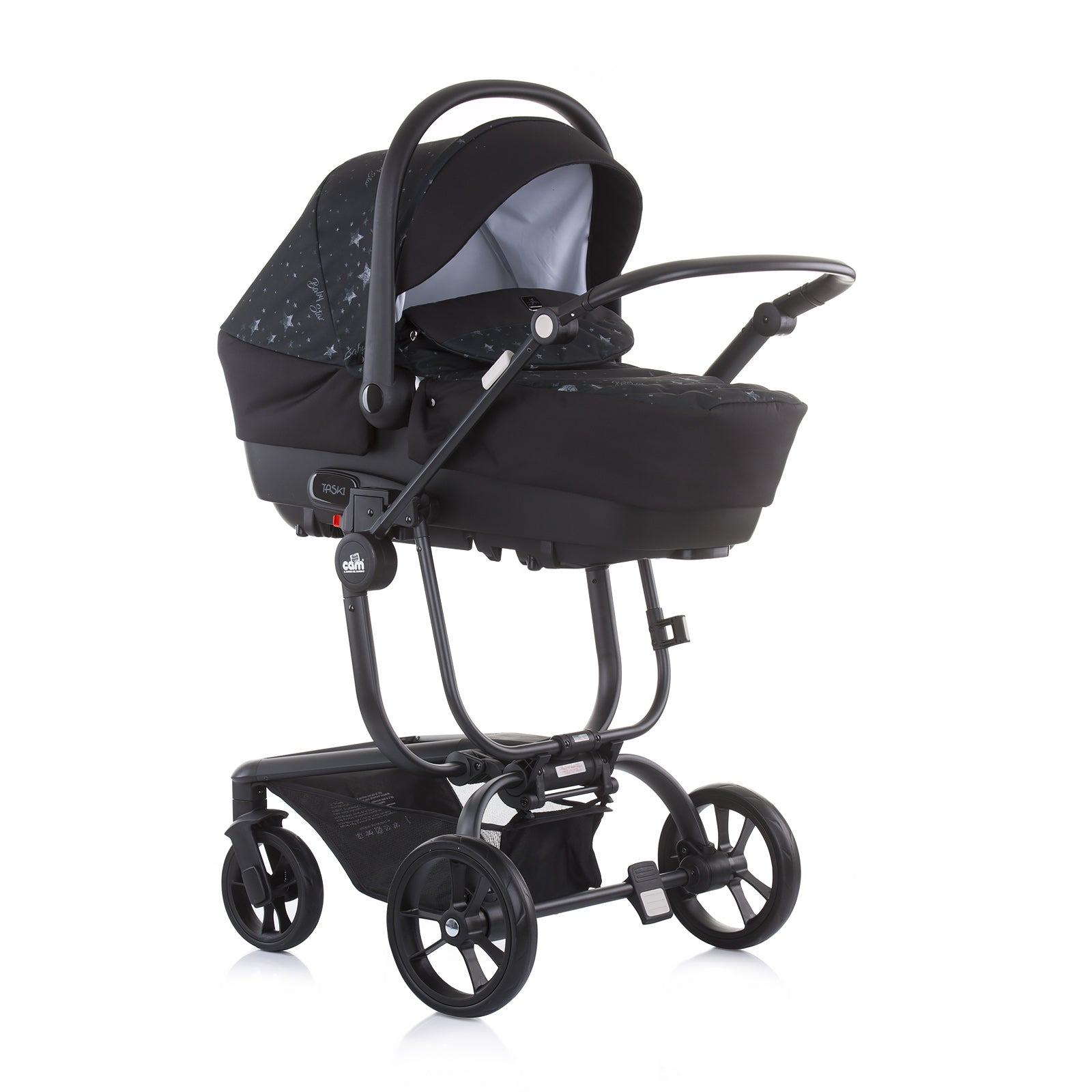 Количка 3 В 1 "Taski Sport"888 Графит Зв - Комбинирани Колички - Cam - BebeMama