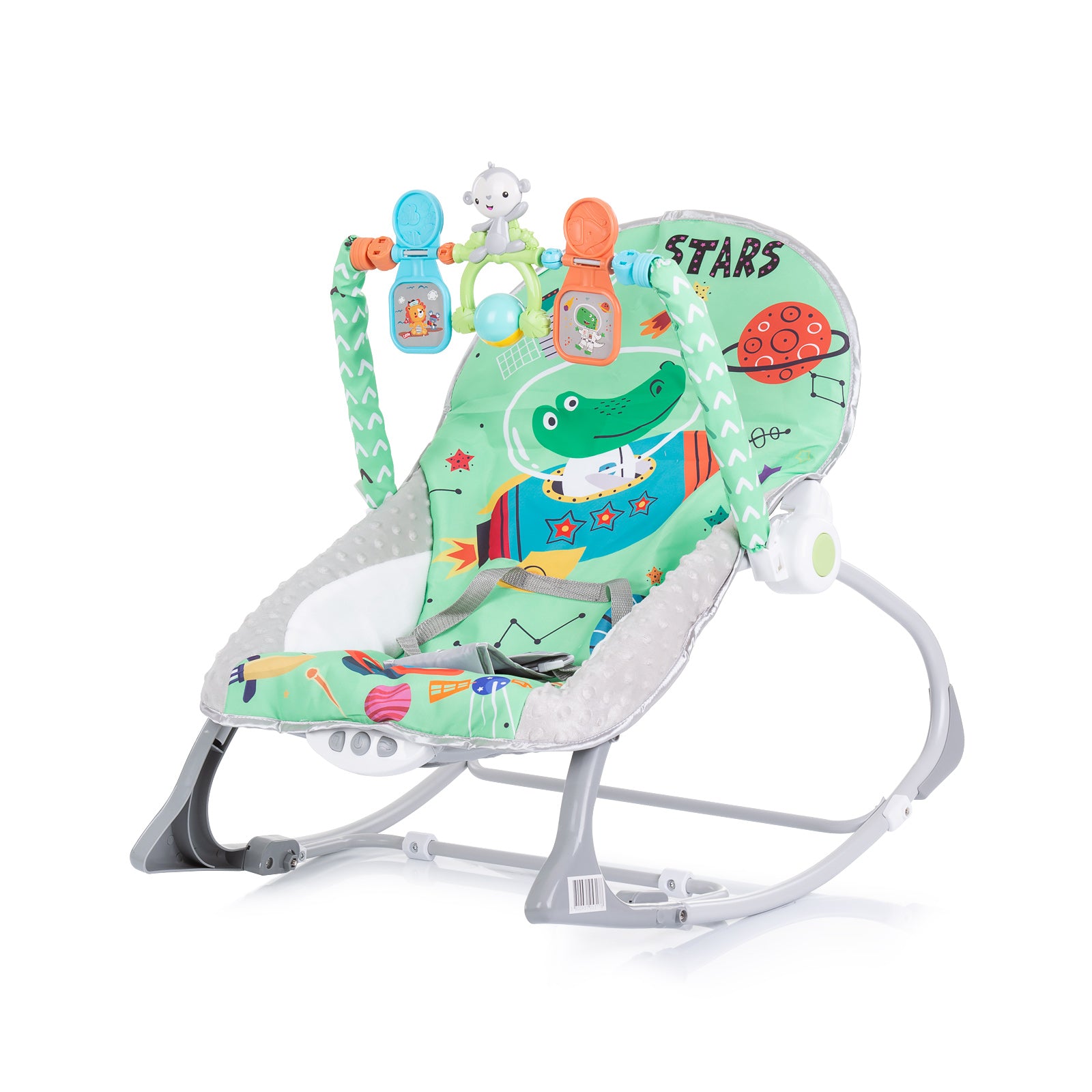 Музикален Шезлонг "Baby Spa"Зелен - Шезлонги И Люлки - Chipolino - BebeMama