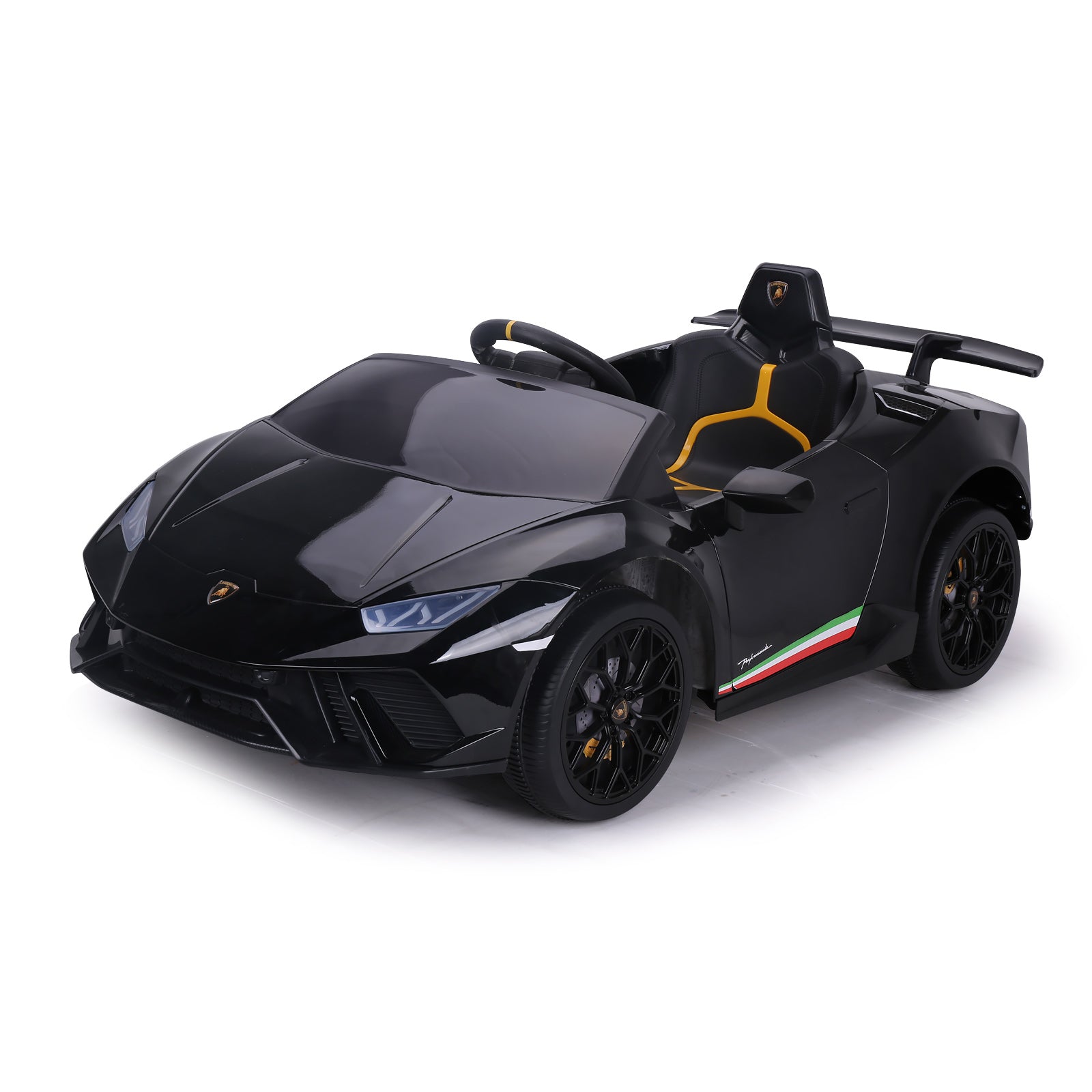 Ел.Кола lamborghini Huracan Черна,Evaгуми - Акумулаторни Коли И Мотори - Chipolino - BebeMama