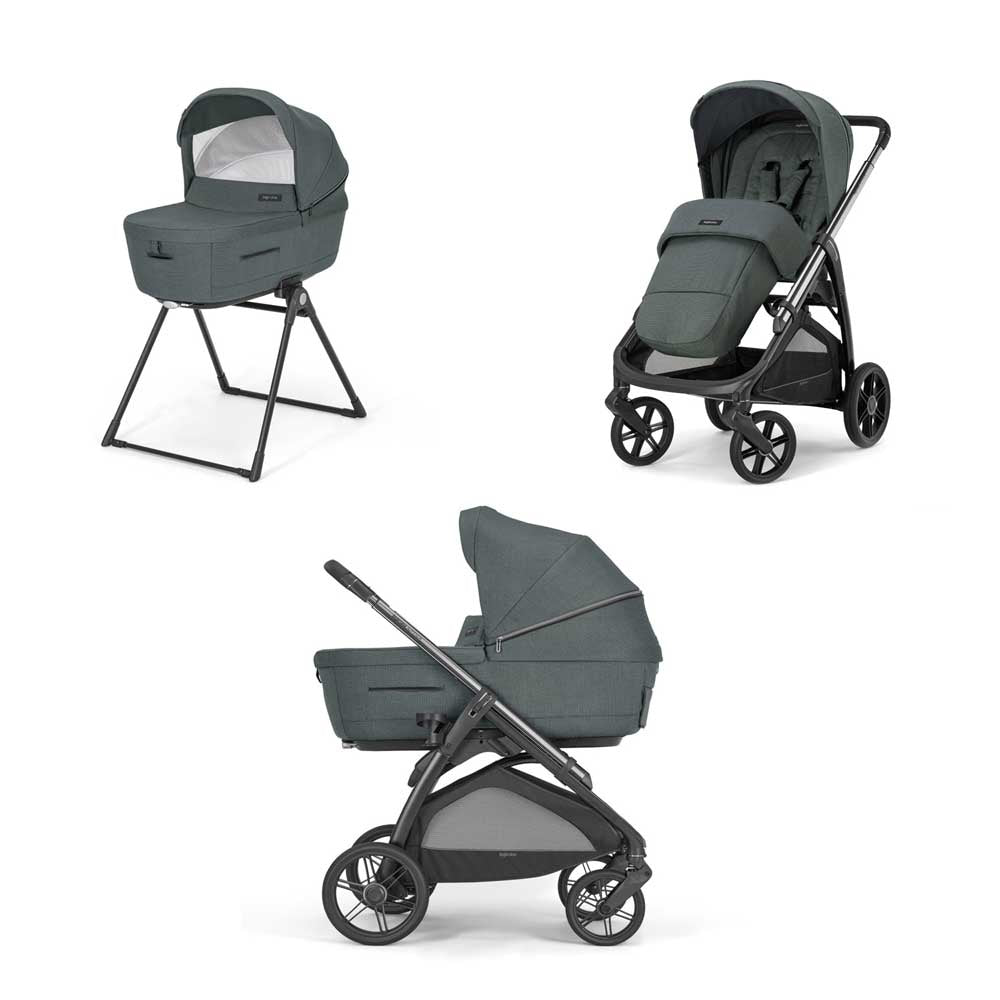 Бебешка Количка Inglesina System Duo Aptica - Emerald Green/Lithium - Комбинирани Колички - Inglesina - BebeMama