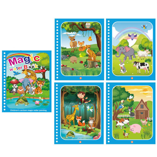 Книжка За Рисуване С Вода - Животински Свят - Образователни Игри - Smartbaby - BebeMama