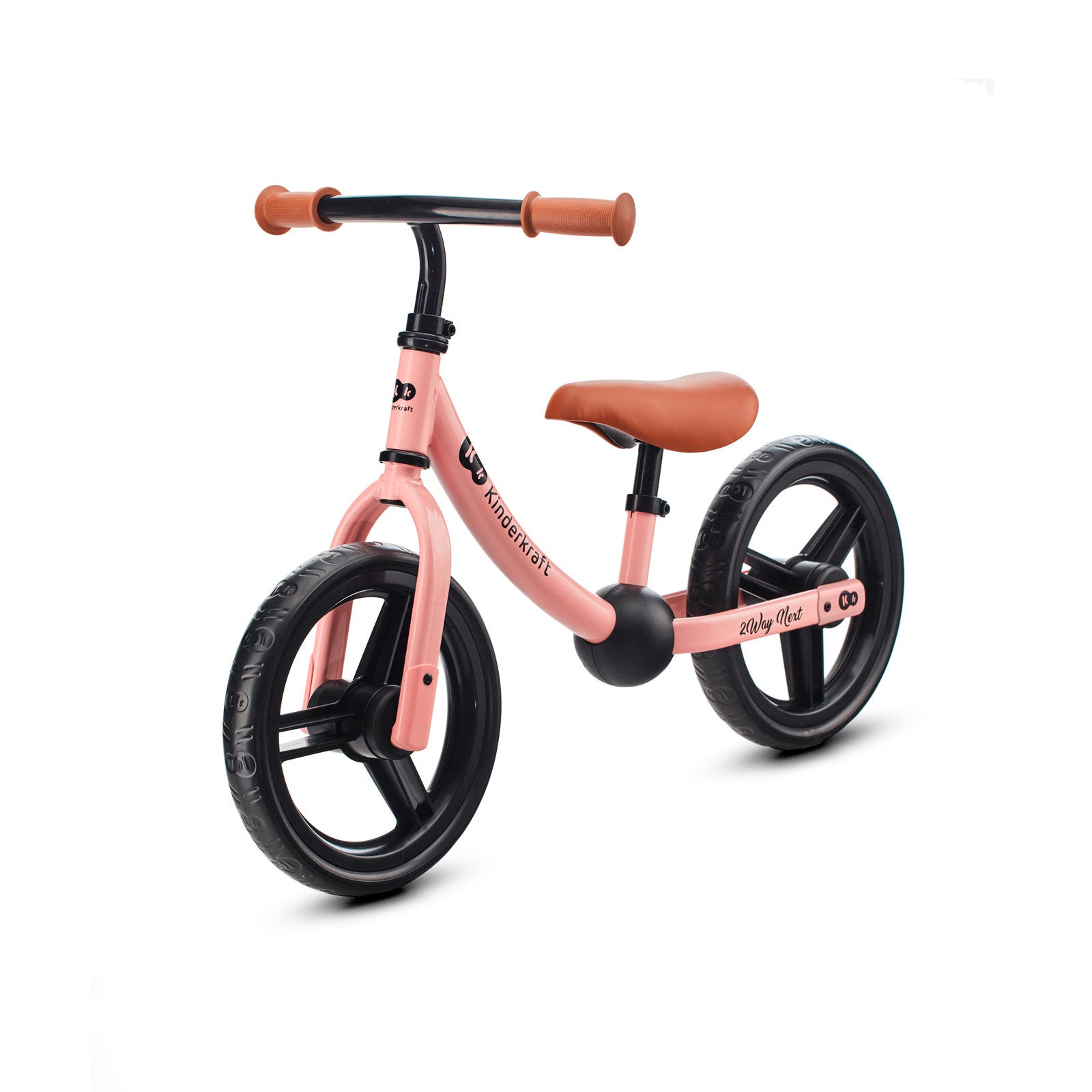 Колело За Балансиране Kinderkraft 2Way Next 2023 Rose Pink - Колела За Балансиране - Kinderkraft - BebeMama