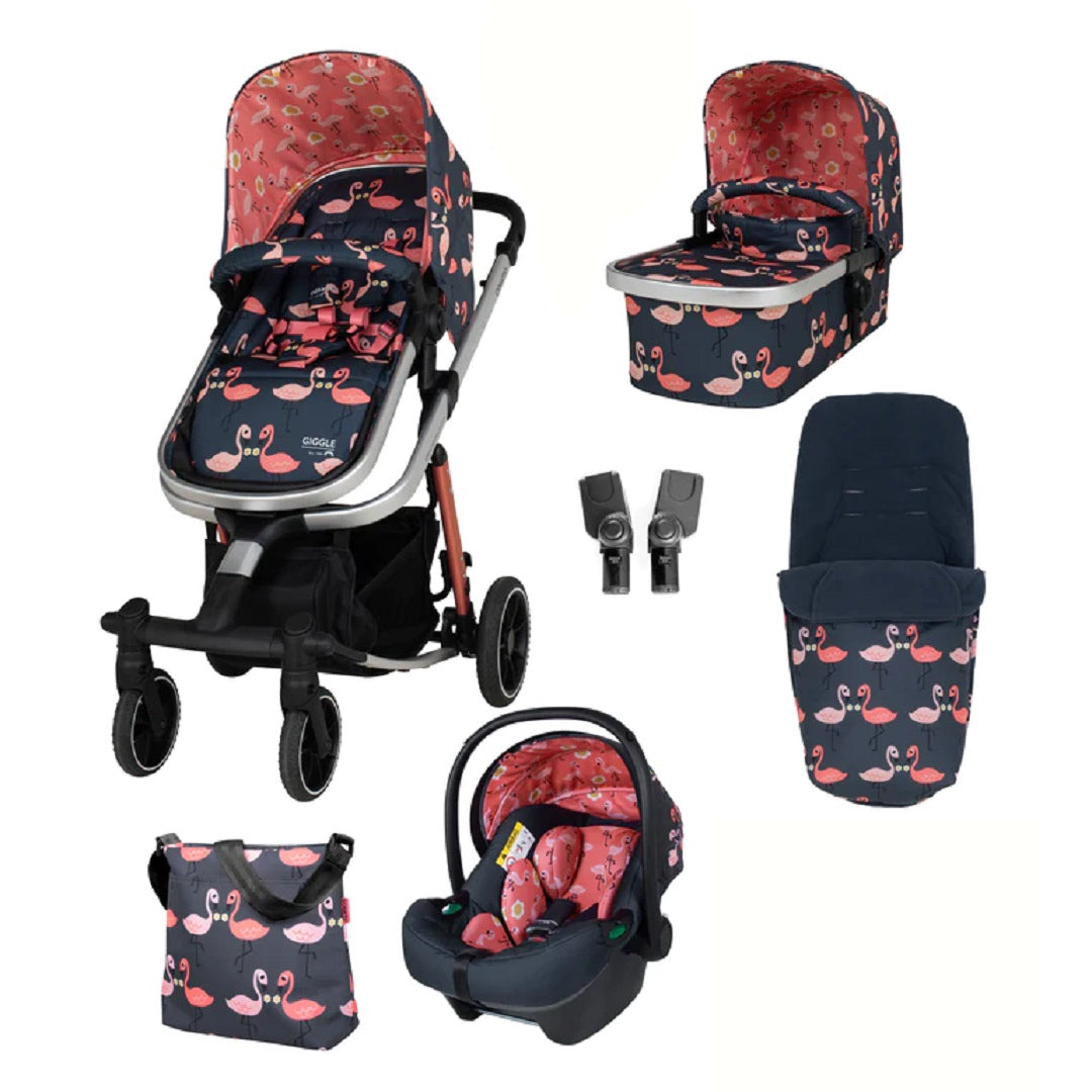 Количка Cosatto Giggle Trail 3В1 + Чанта И Чувалче Pretty Flamingo - Летни Колички - Cosatto - BebeMama