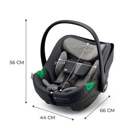 Кошница За Кола Kinderkraft I-Care I - Size Сива --- BebeMama