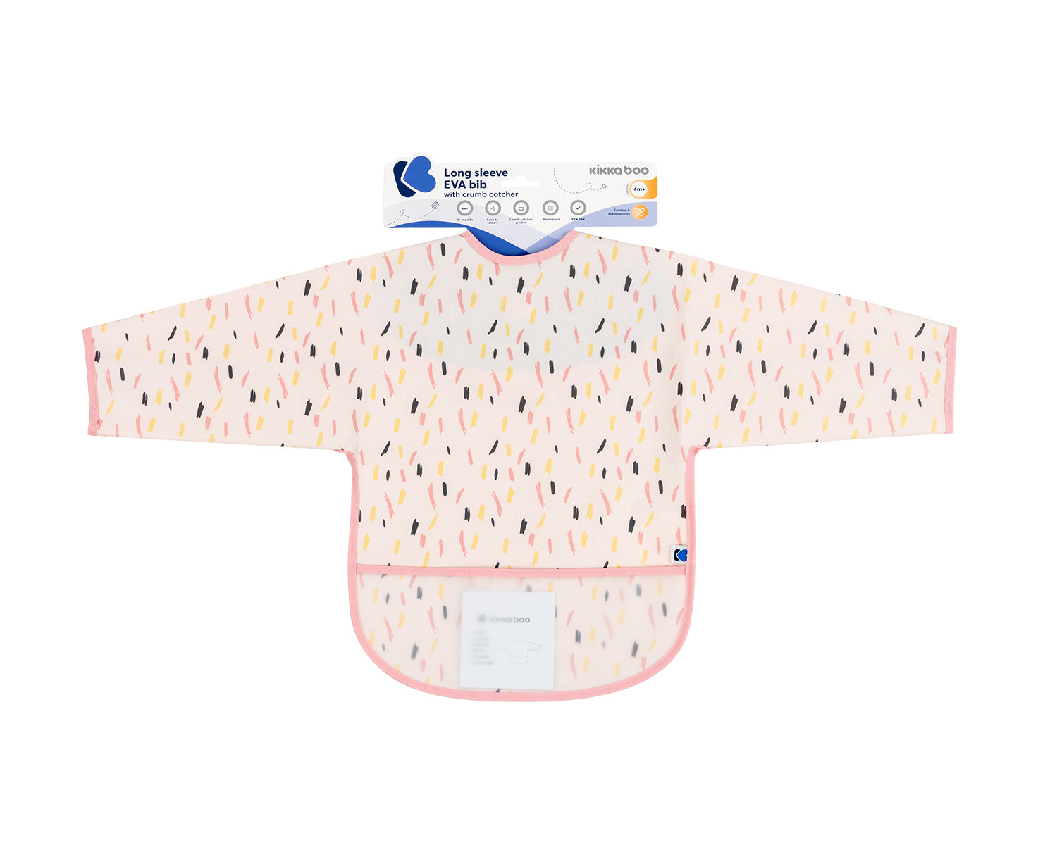 Непромокаем Лигавник С Ръкави И Джоб Arty Pink Pattern --- BebeMama