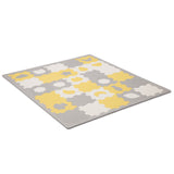 Мек Пъзел С Форми Kinderkraft Luno Shapes Жълт - Постелки И Пъзели За Под - Kinderkraft - BebeMama