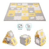 Мек Пъзел С Форми Kinderkraft Luno Shapes Жълт --- BebeMama