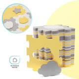 Мек Пъзел С Форми Kinderkraft Luno Shapes Жълт --- BebeMama