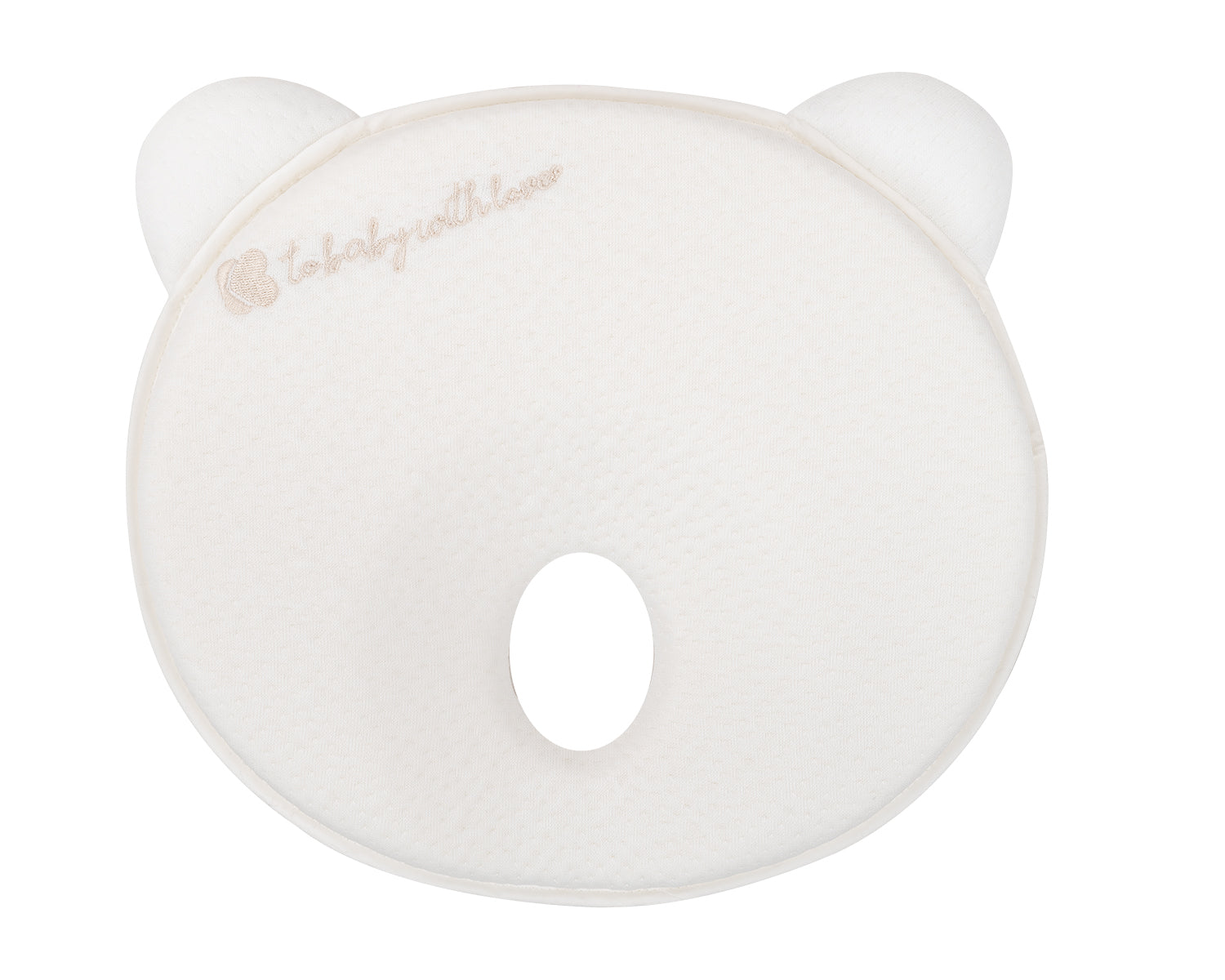 Мемори Ергономична Възглавница Bear Airknit Бял --- BebeMama