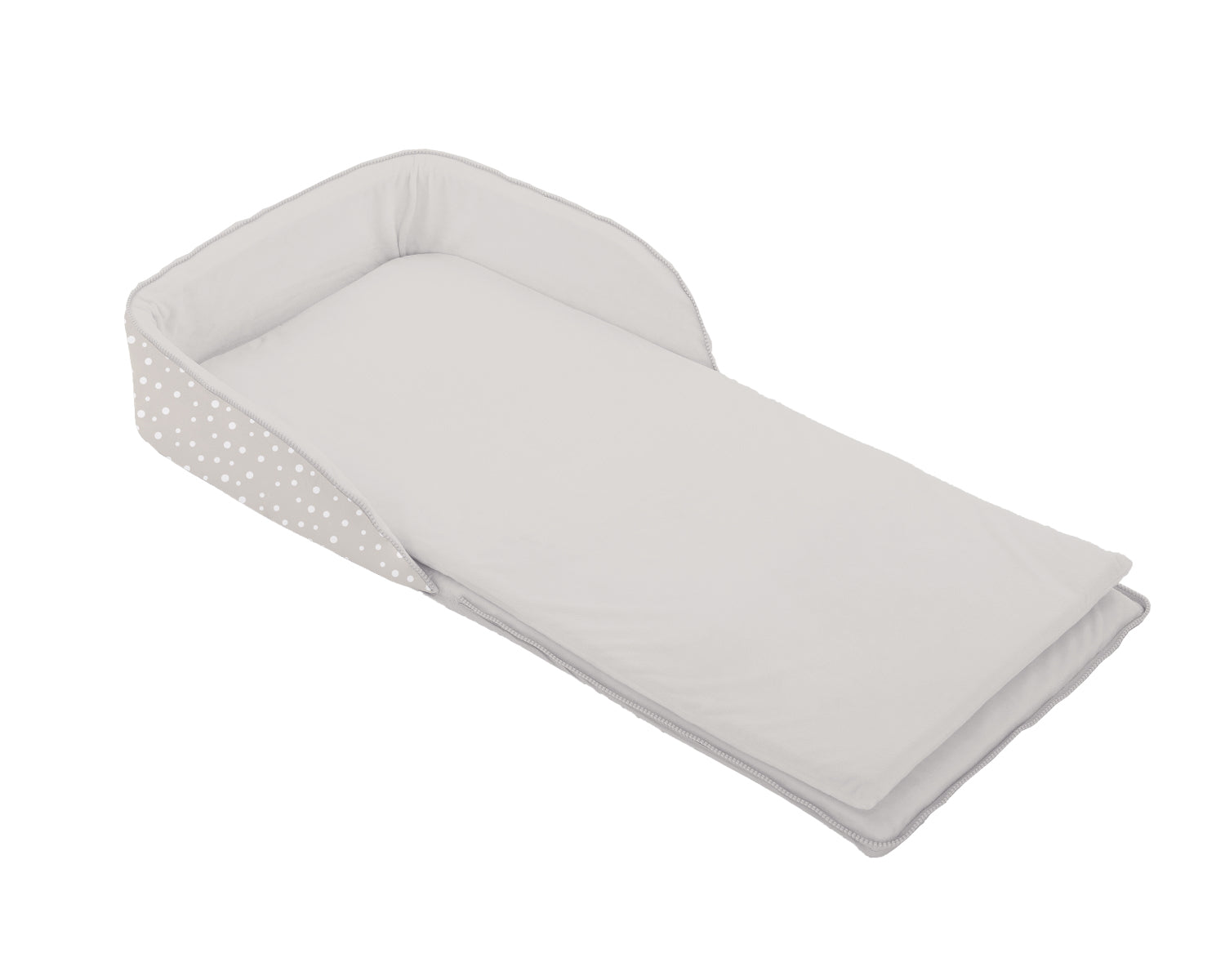 Мемори Преносимо Легло-Раница 2В1 Dots Beige --- BebeMama